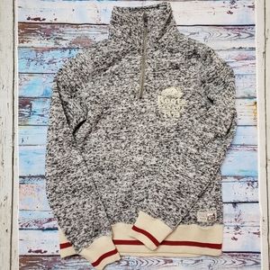 Women’s Roots Cabin Quarter Zip Sweater Size xxs  sock Sweater